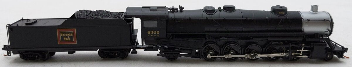 Con-Cor 0001-003903 N Scale CB&Q USRA 2-10-2 Steam Locomotive w/ Tender #6302 LN/Box