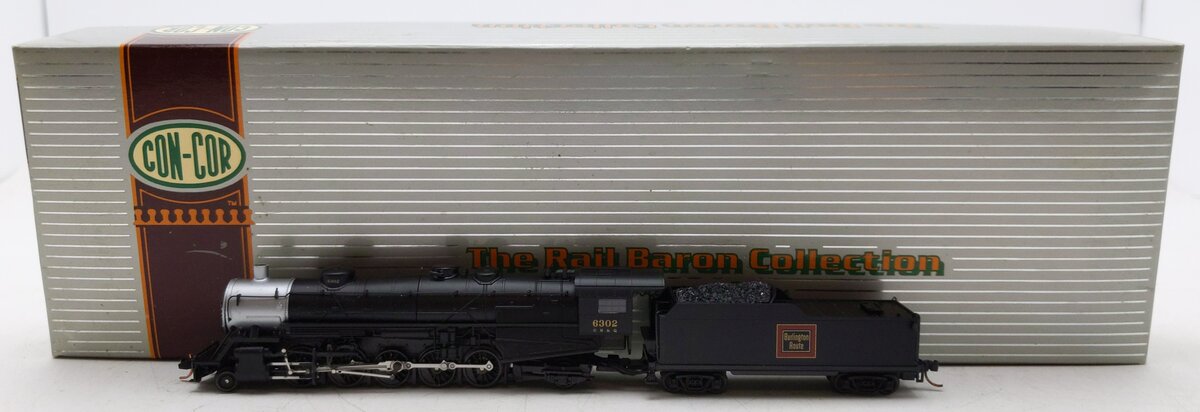 Con-Cor 0001-003903 N Scale CB&Q USRA 2-10-2 Steam Locomotive w/ Tender #6302 LN/Box