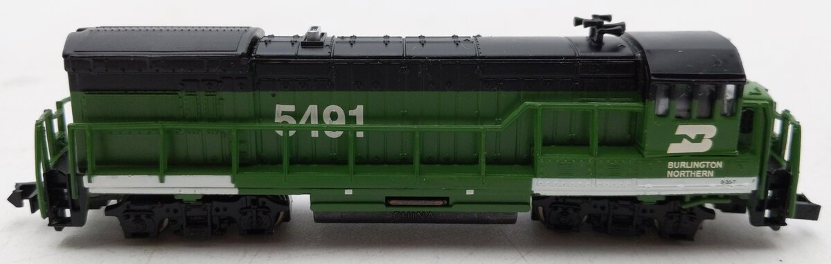 Bachmann 64053 N Scale Burlington Northern U36B Diesel Engine #5491 EX/Box