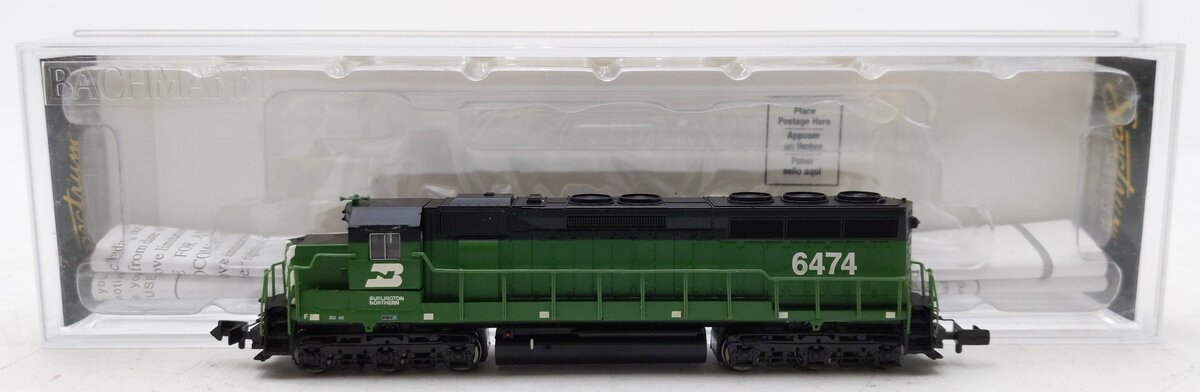 Bachmann 82761 Spectrum N Burlington Northern SD45 Diesel Locomotive #6474 EX/Box