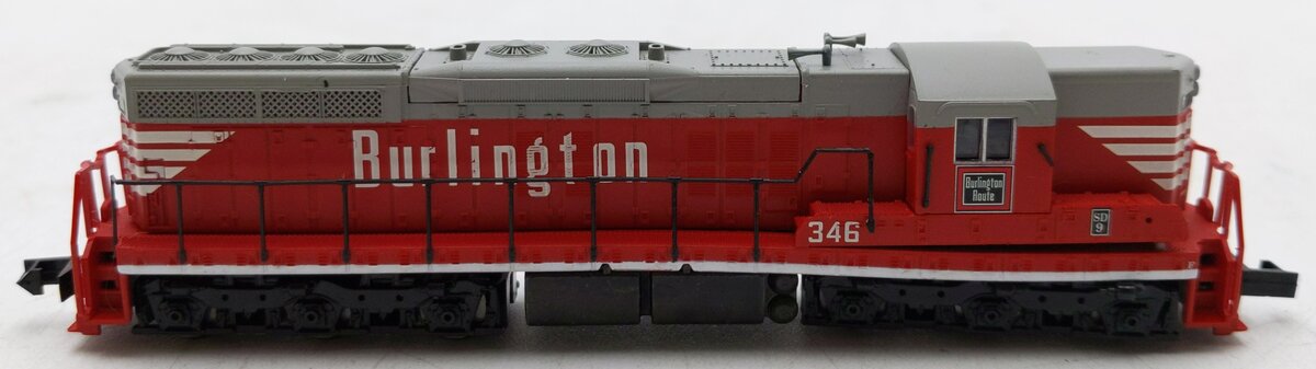 Life Like 7745 N Scale Burlington Route SD7 Powered Diesel Locomotive #346 EX/Box