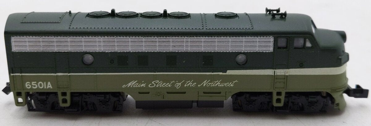 Kato 176-210 N Scale Custom EMD F7A Dual Headlamp Diesel Locomotive #6501A/Box