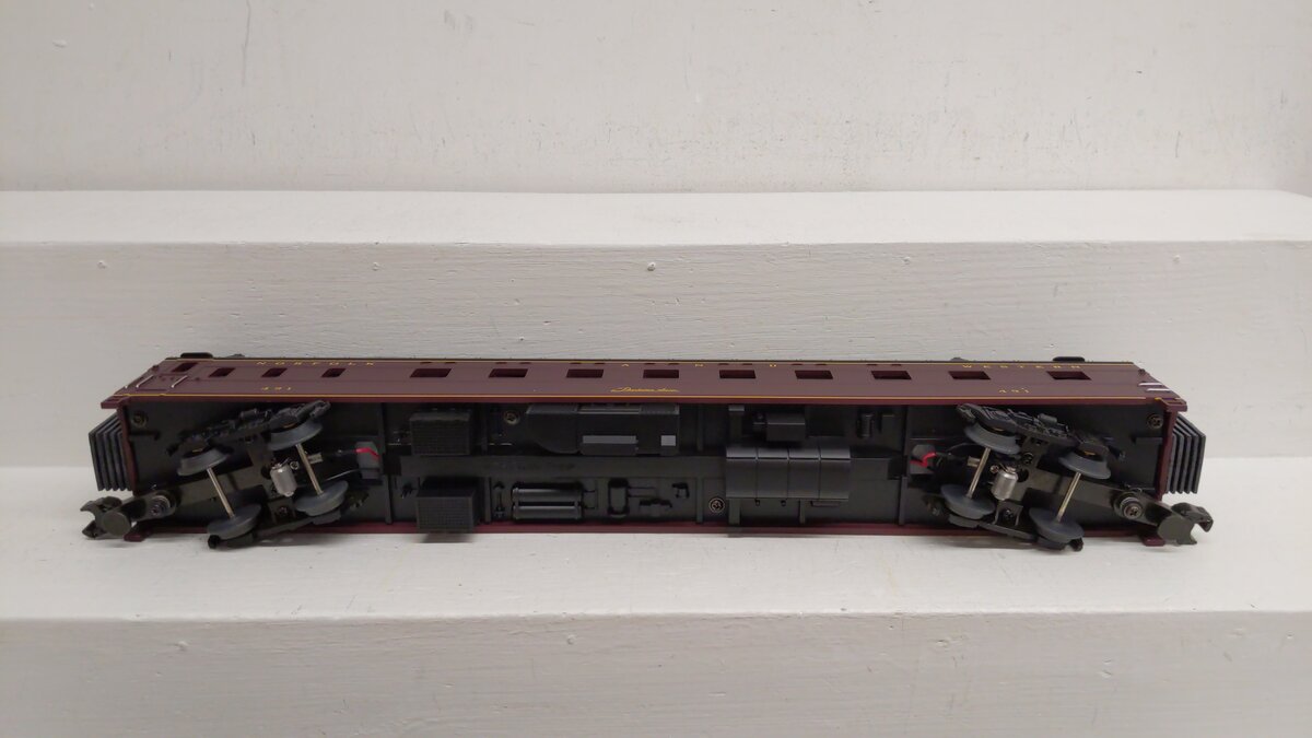 MTH 20-6614 O Gauge Norfolk & Western 2-Car 70' ABS Sleeper/Diner Passenger Set EX/Box