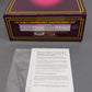 MTH 20-6614 O Gauge Norfolk & Western 2-Car 70' ABS Sleeper/Diner Passenger Set EX/Box