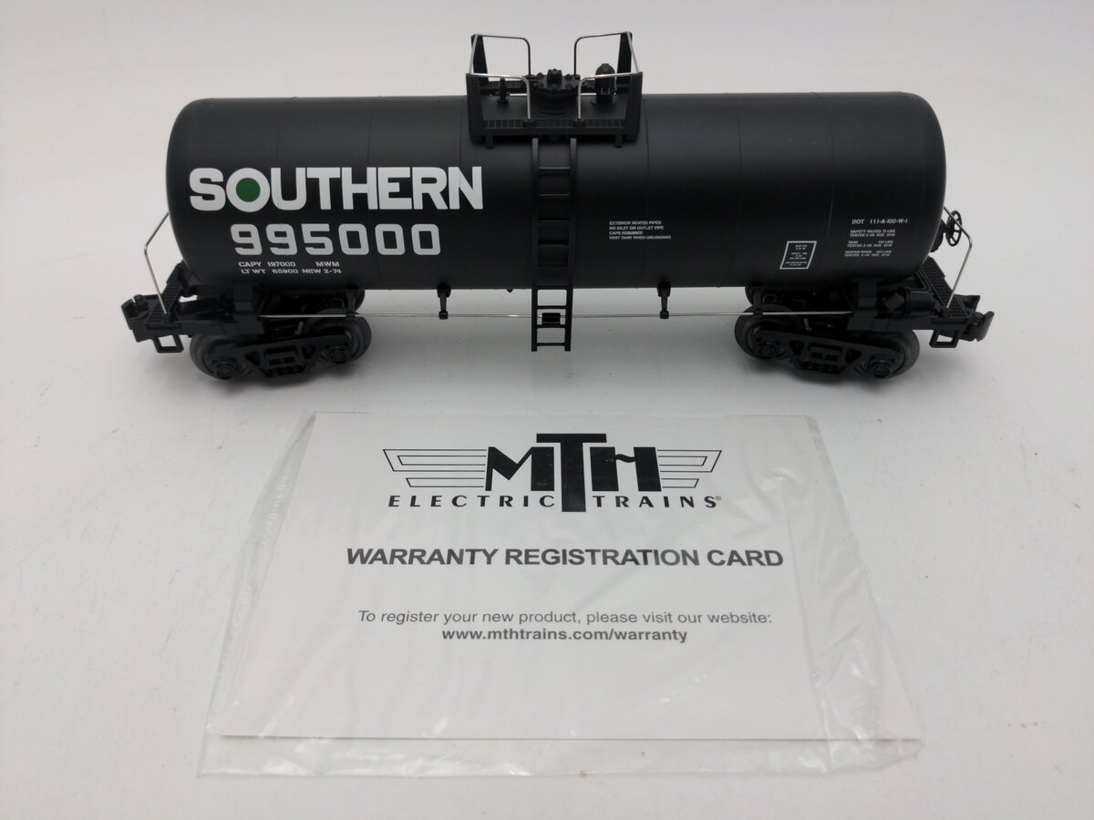 MTH 30-73481 O / O-27 Gauge Southern Modern Tank Car #99500 EX/Box