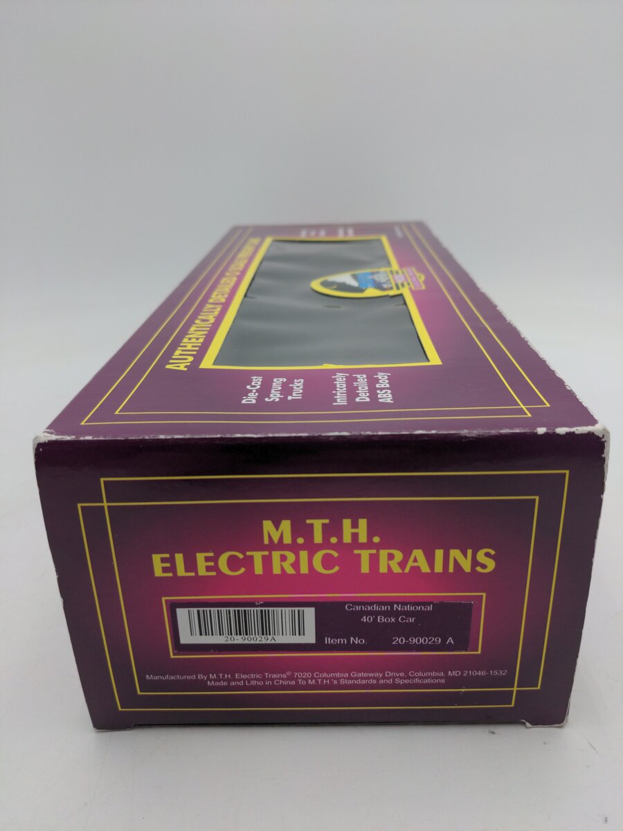MTH 20-90029A O Scale Canadian National 40' Boxcar #535099 EX/Box