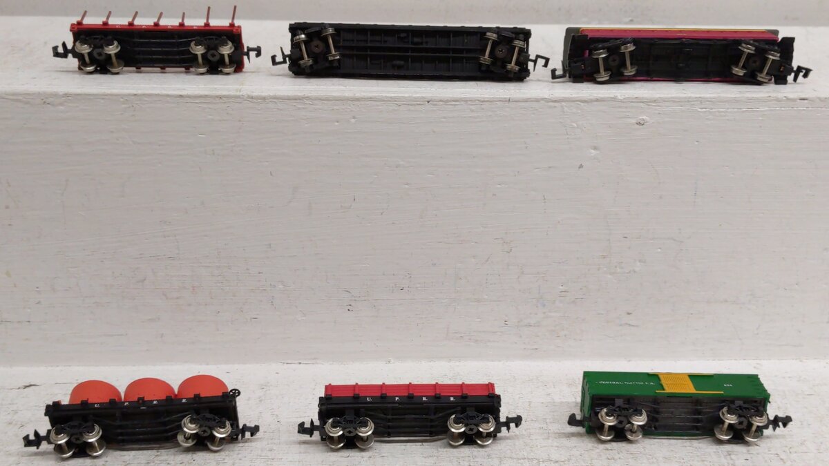 Bachmann N Scale Assorted Freight Cars [6] EX/Box