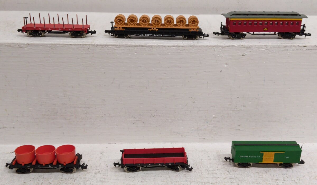 Bachmann N Scale Assorted Freight Cars [6] EX/Box