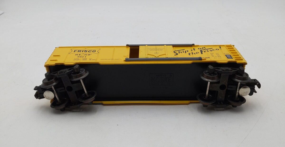 K-Line K7511 Frisco Classic Yellow Reefer Car LN/Box