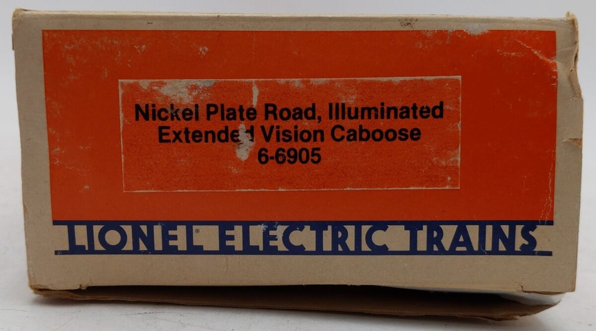 Lionel 6-6905 O Gauge Nickel Plate Road Illuminated Extended Vision Caboose VG/Box