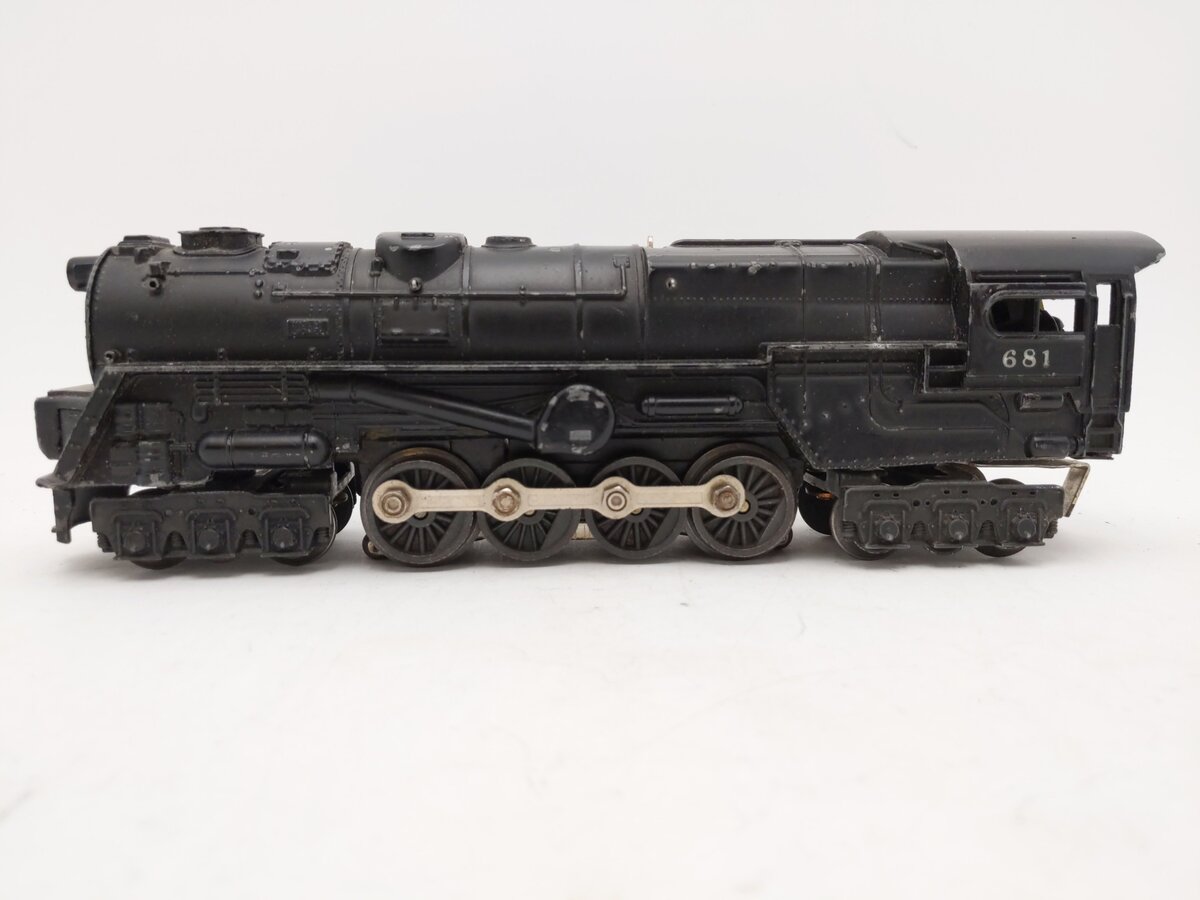 Lionel 681 Vintage O 6-8-6 Die-Cast S2 Steam Turbine Locomotive VG
