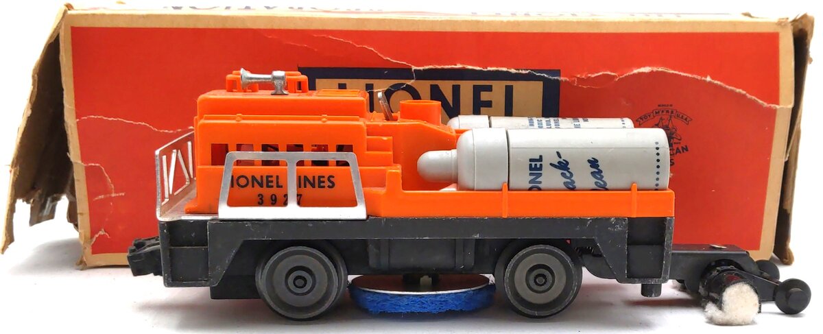 Lionel 3927 O Vintage Postwar Motorized Track Cleaner Car #3927 EX/Box