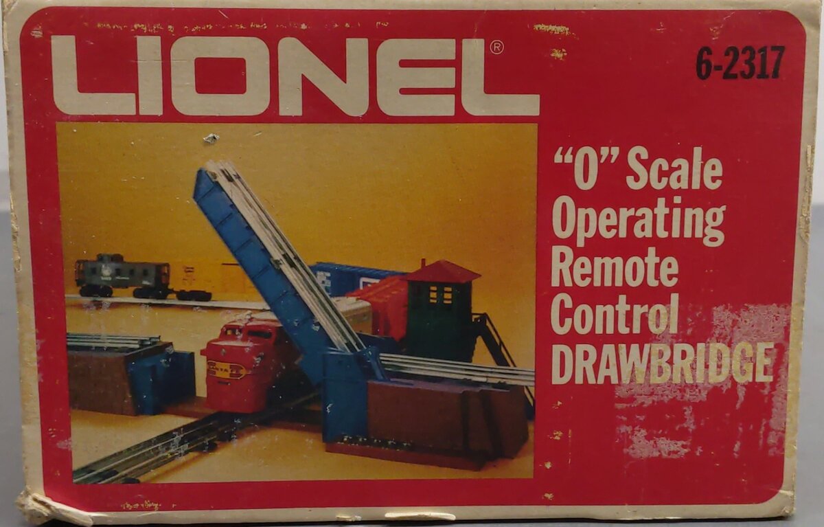 Lionel 6-2317 O Operating Drawbridge VG/Box