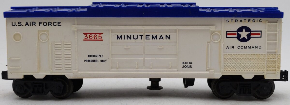 Lionel 3665 Vintage O Gauge US Air Force Minuteman Missile Launching Car VG