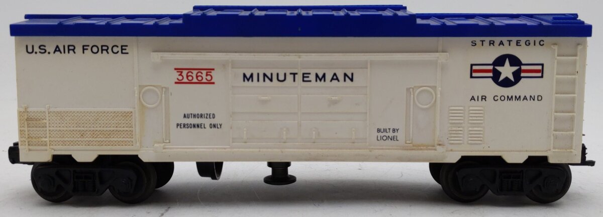 Lionel 3665 Vintage O Gauge US Air Force Minuteman Missile Launching Car VG
