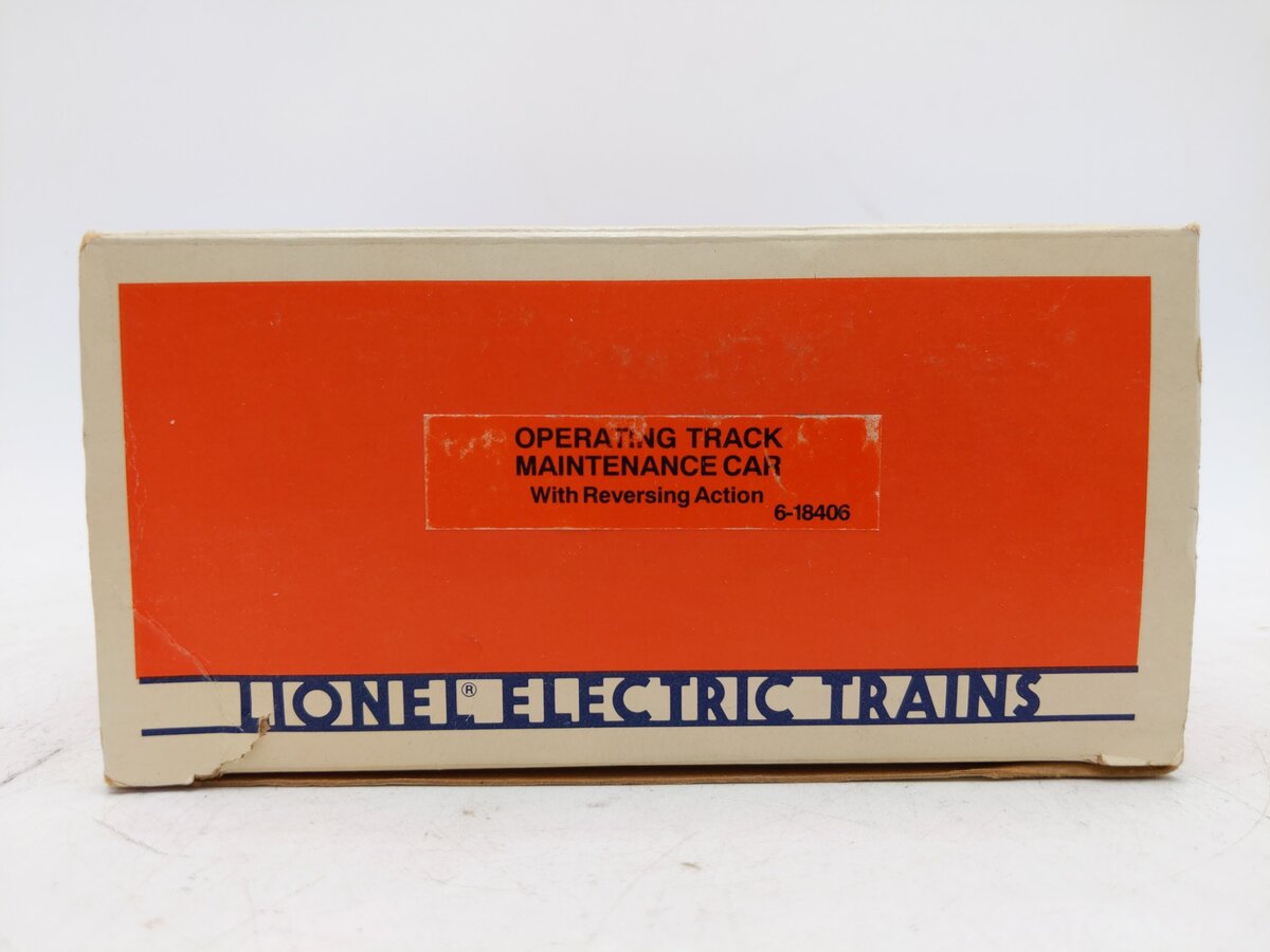 Lionel 6-18406 O Gauge Operating Track Maintenance Car EX/Box