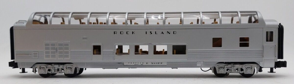MTH 30-6757 RI 60' Full-Length Vista Dome Car EX/Box