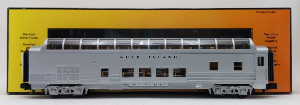 MTH 30-6757 RI 60' Full-Length Vista Dome Car EX/Box