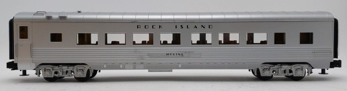 MTH 30-67330 Rock Island 60' Streamlined ABS Coach Car EX/Box