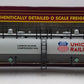 MTH 20-90022A O Gauge Union Pacific 20,000 Gallon 4-Compartment Tank #100093 EX/Box