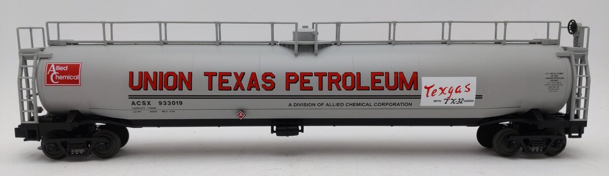 MTH 20-96013 O Gauge Union Texas 33K Gallon Tank Car #933019 LN/Box