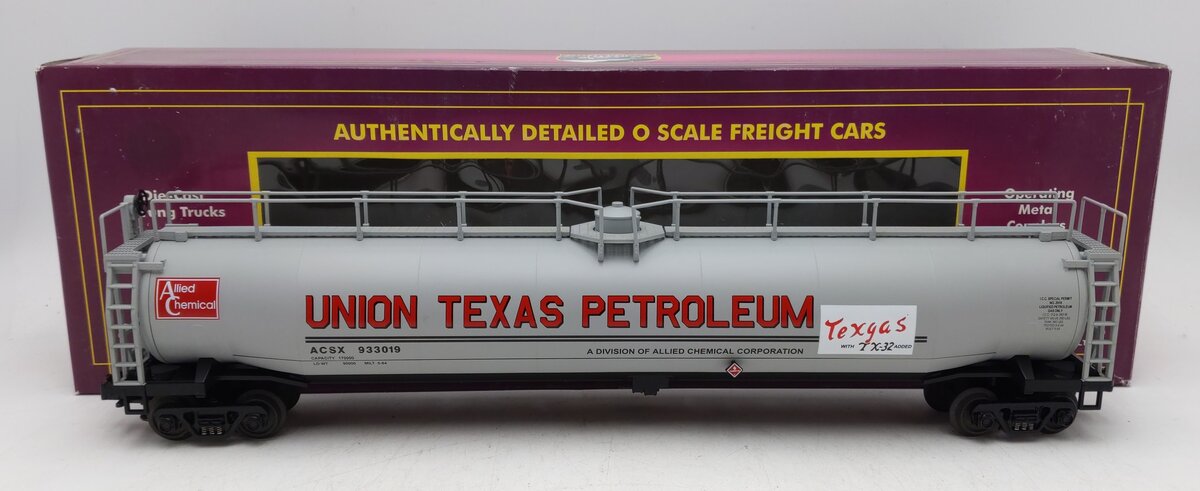 MTH 20-96013 O Gauge Union Texas 33K Gallon Tank Car #933019 LN/Box