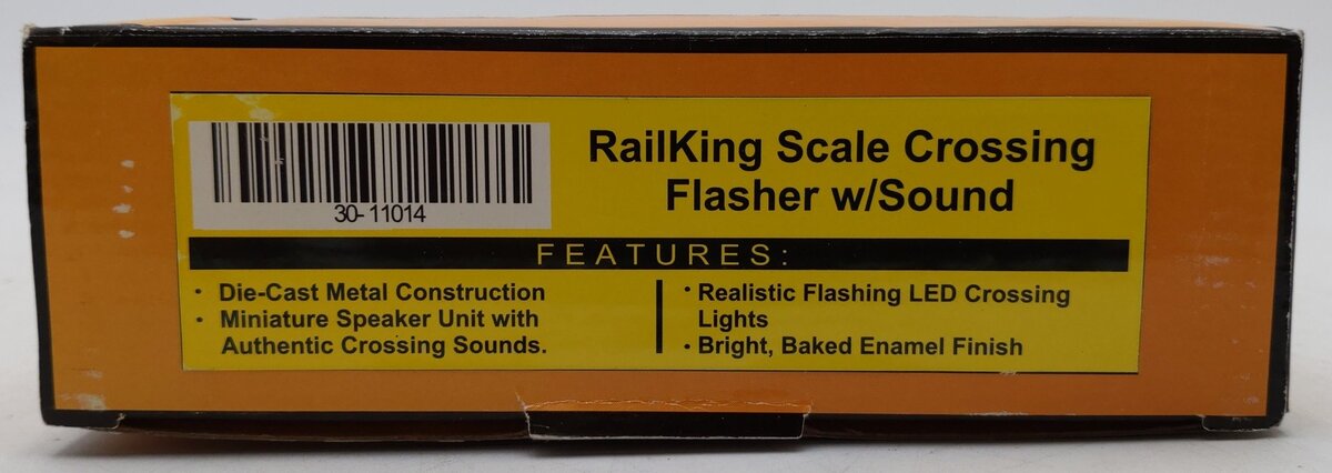 MTH 30-11014 O Scale RailKing Crossing Flasher W/Sound Operating (Set of 2) EX/Box