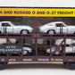 MTH 30-76064 O Pennsylvania Auto Carrier Flatcar w/ Four 1963 Corvettes #500483 EX/Box