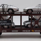 MTH 30-76064 O Pennsylvania Auto Carrier Flatcar w/ Four 1963 Corvettes #500483 EX/Box