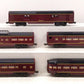 Williams 2800 O Gauge N&W Aluminum Powhatan Arrow Passenger Cars (Set of 5) LN/Box