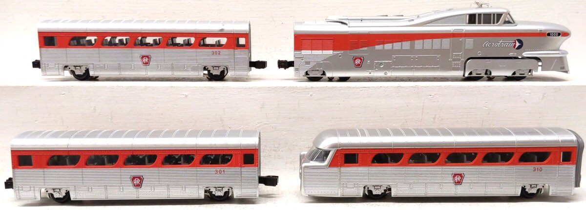 MTH 30-2210-1 Pennsylvania Aerotrain Diesel Passenger Train Set with PS 2.0 EX/Box