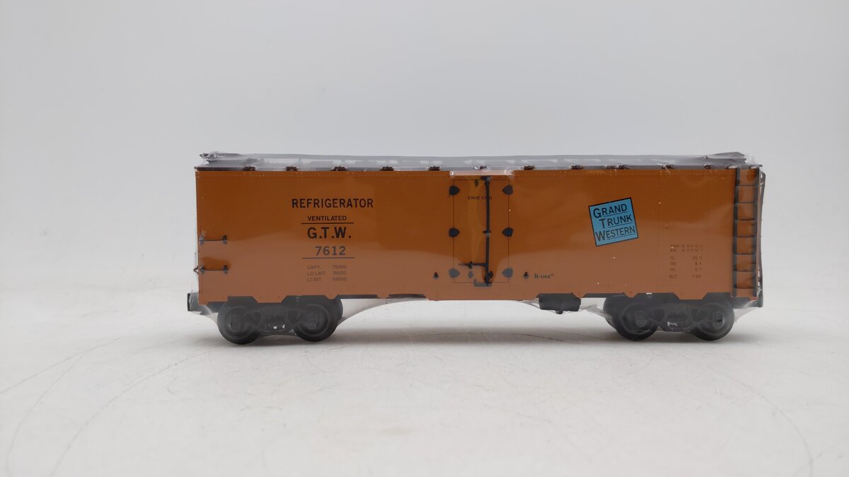 K-Line K7612 O Gauge Grande Trunk Western Classic Reefer #7612 EX/Box