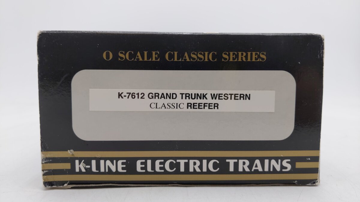 K-Line K7612 O Gauge Grande Trunk Western Classic Reefer #7612 EX/Box
