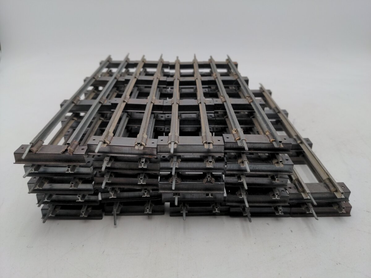 American Flyer 700 Vintage S Straight Track Sections (22) VG
