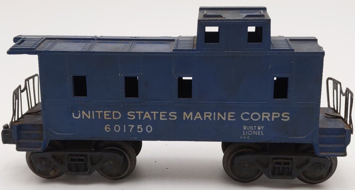 Lionel 6017-50 Vintage O USMC Blue Caboose