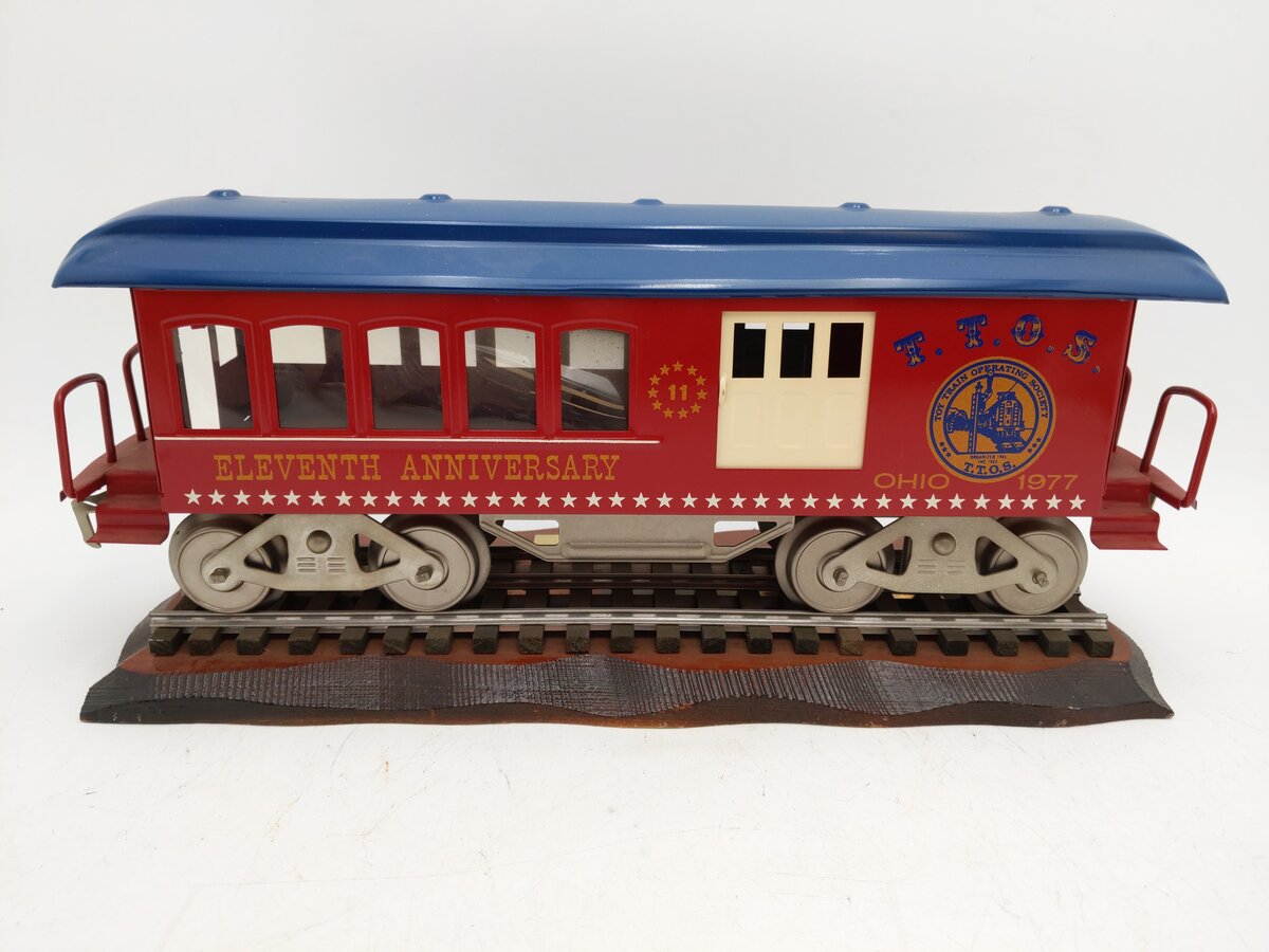 William Lott TTOS Tinplate 11th Anniversary Combine Car w/Display EX
