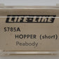 Life Like S785A N Scale Peabody Short Line 2 Bay Arch End Open Hopper PSL #6631 EX/Box