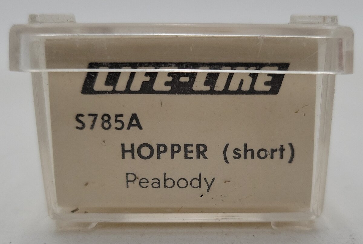 Life Like S785A N Scale Peabody Short Line 2 Bay Arch End Open Hopper PSL #6631 EX/Box