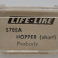 Life Like S785A N Scale Peabody Short Line 2 Bay Arch End Open Hopper PSL #6631 EX/Box