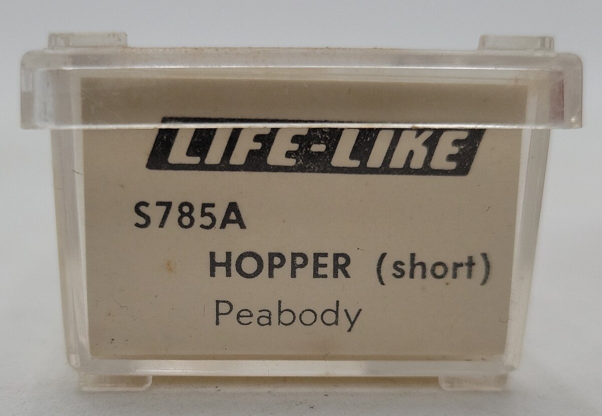 Life Like S785A N Scale Peabody Short Line 2 Bay Arch End Open Hopper PSL #6631 EX/Box