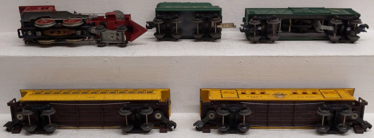 Lionel 1644 Vintage O 1862 Frontier Special Passenger Set w/1862T,3370,1866,1865 VG