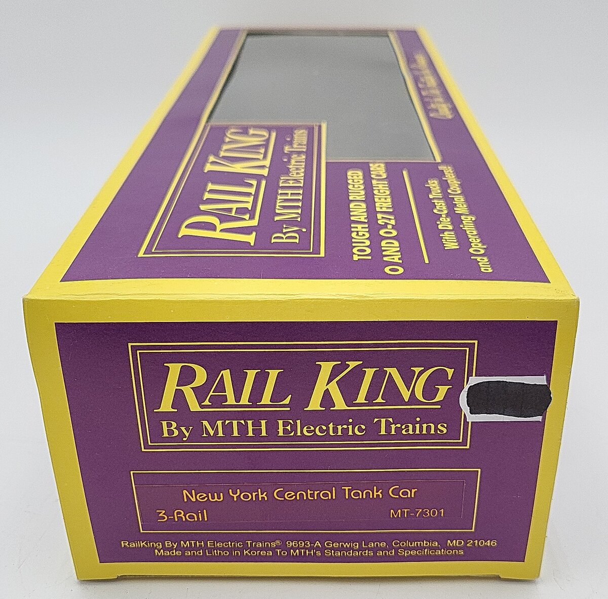MTH 20-7301 O New York Central Tank Car #4725 LN/Box