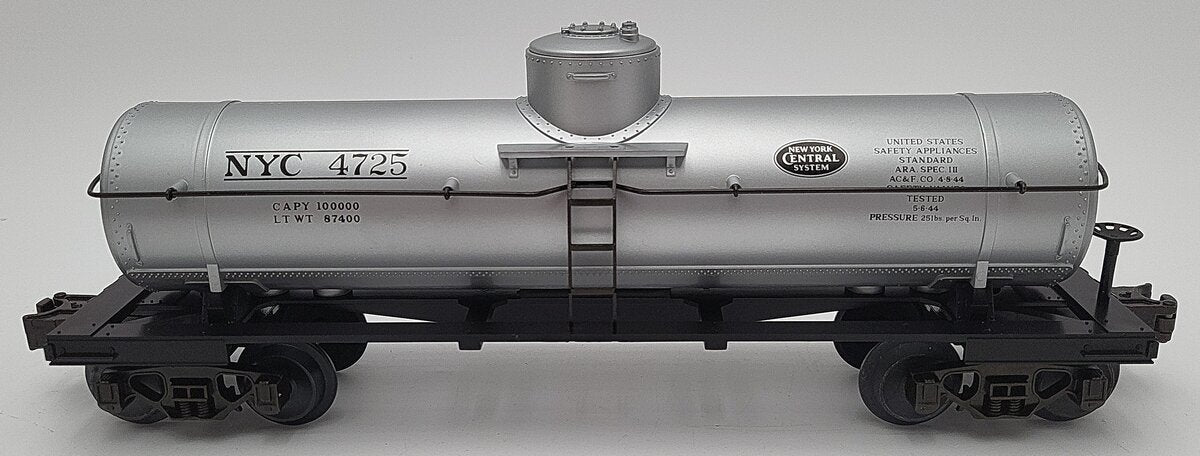MTH 20-7301 O New York Central Tank Car #4725 LN/Box