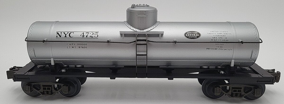 MTH 20-7301 O New York Central Tank Car #4725 LN/Box