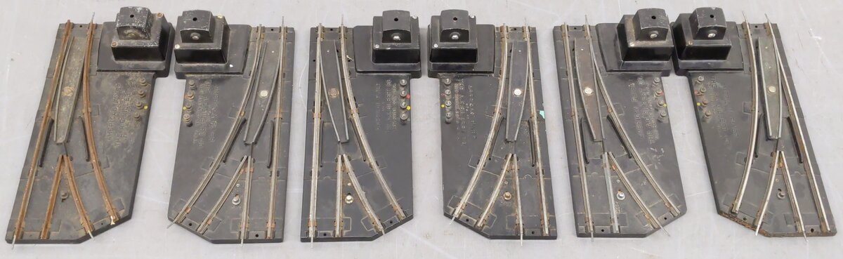 American Flyer 720A Vintage S Electric Remote Control Switches (3 Pairs)