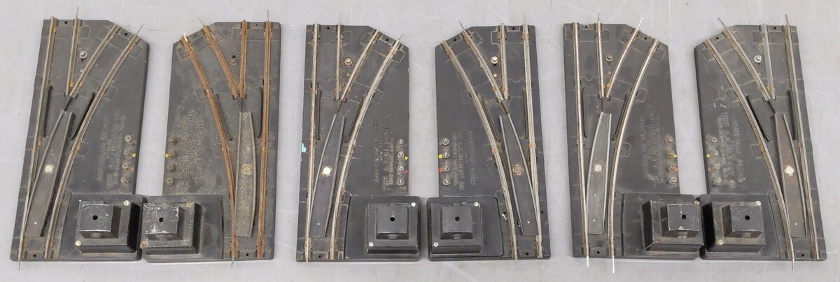 American Flyer 720A Vintage S Electric Remote Control Switches (3 Pairs)