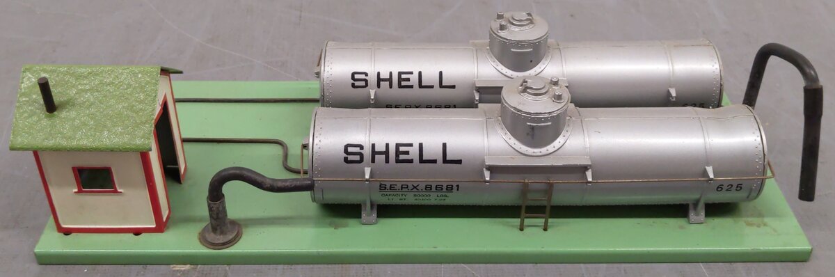 American Flyer 768 Vintage S Shell Oil Supply Depot VG