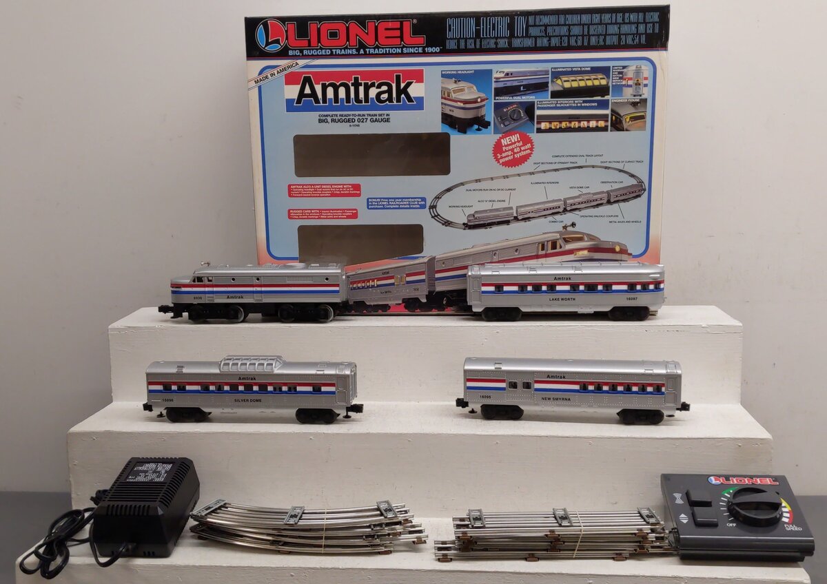 Lionel 6-11748 O Gauge Amtrak Diesel Passenger Train Set LN/Box