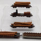 Bachmann/Other HO Scale Flat Cars w/Loads [5] VG