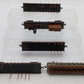 Bachmann/Other HO Scale Flat Cars w/Loads [5] VG
